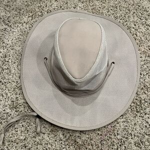 Stetson Beige Mesh Sun Hat